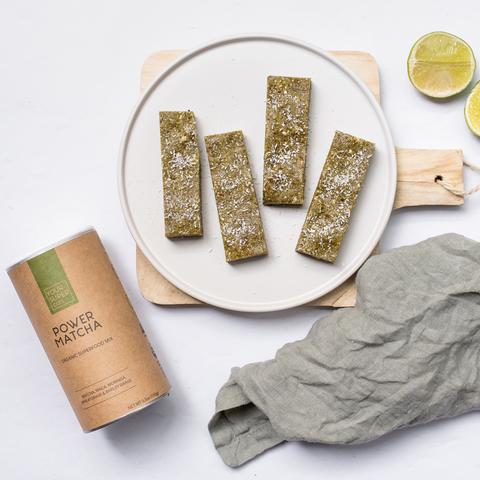 NO-BAKE MATCHA ENERGY BARS